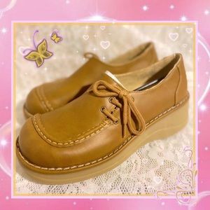 Vintage 90s Chunky Platform Loafers